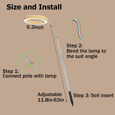MUSELUCE grow light with 10 dimmable levels for precise light intensity