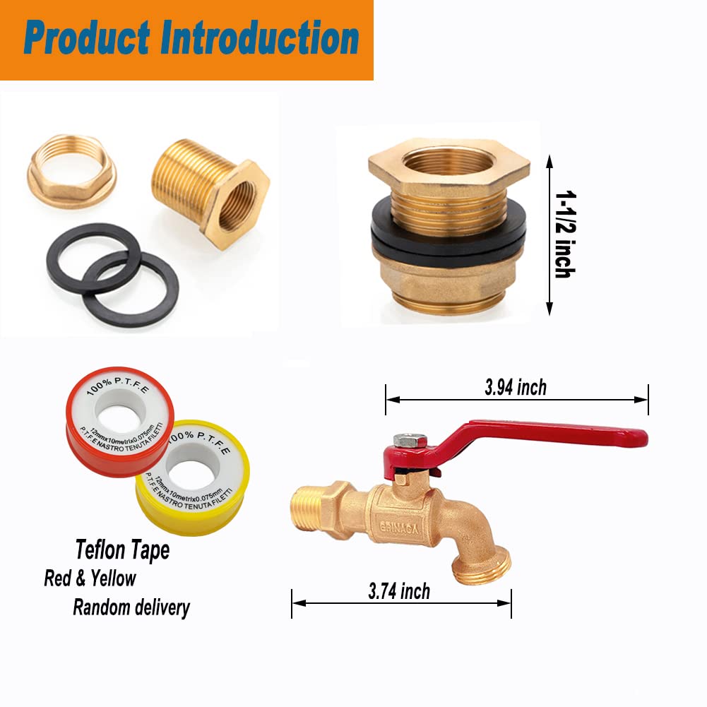 Musibo brass ball valve tap with precise flow control