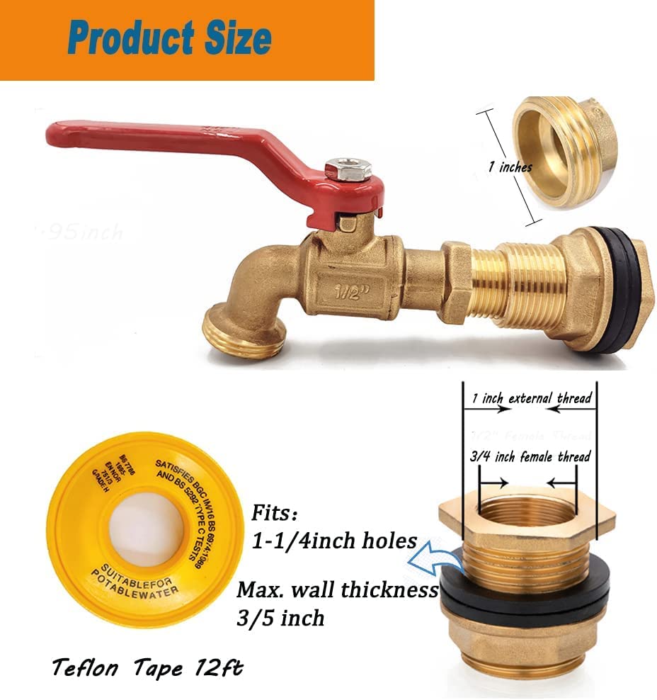 Musibo bulkhead fitting with gasket enables leak-free installation