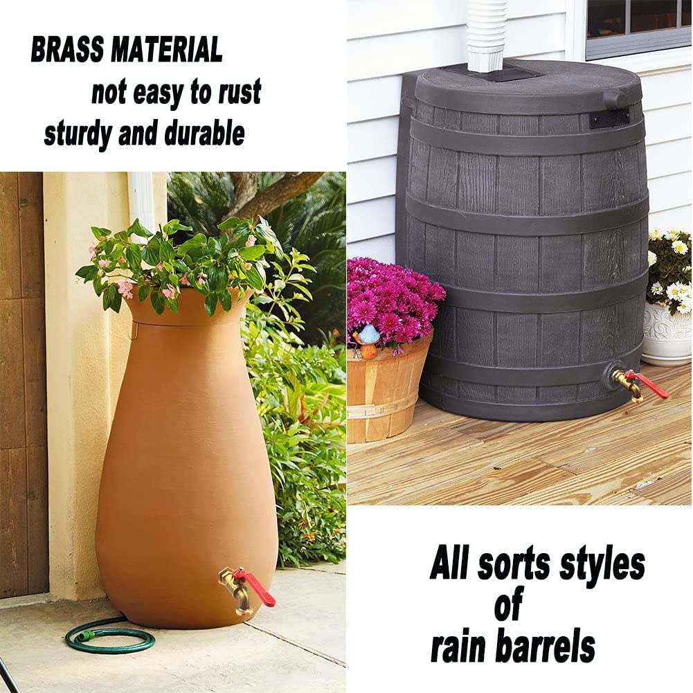 Musibo complete rain barrel kit ensures leak-free installation