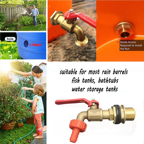 Musibo garden hose hookup for quick irrigation setup