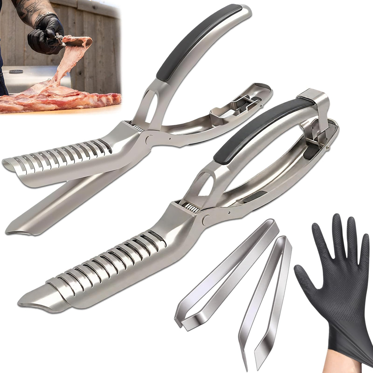 Musibo rib pro tool handle close-up shows ergonomic grip for rib prep