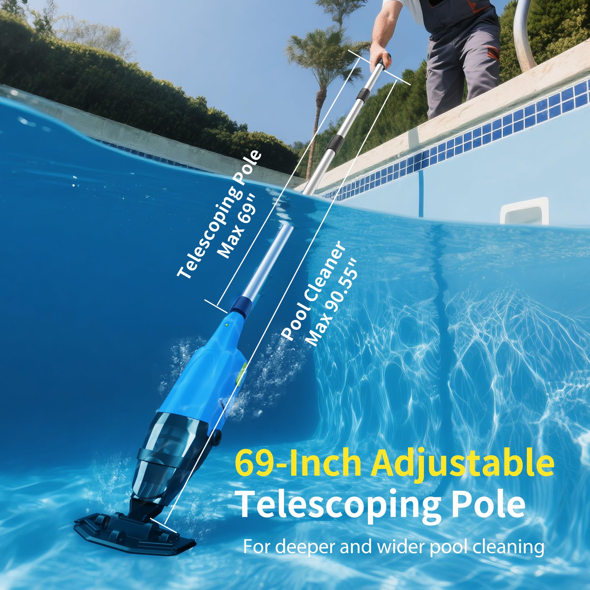 Mutaomay detachable brush plate protects surfaces while scrubbing edges
