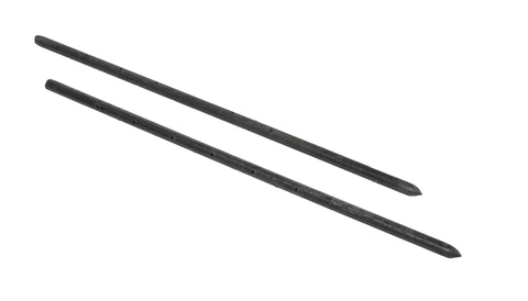 Mutual Industries nail stakes with holes secure concrete forms and landscape lines.
