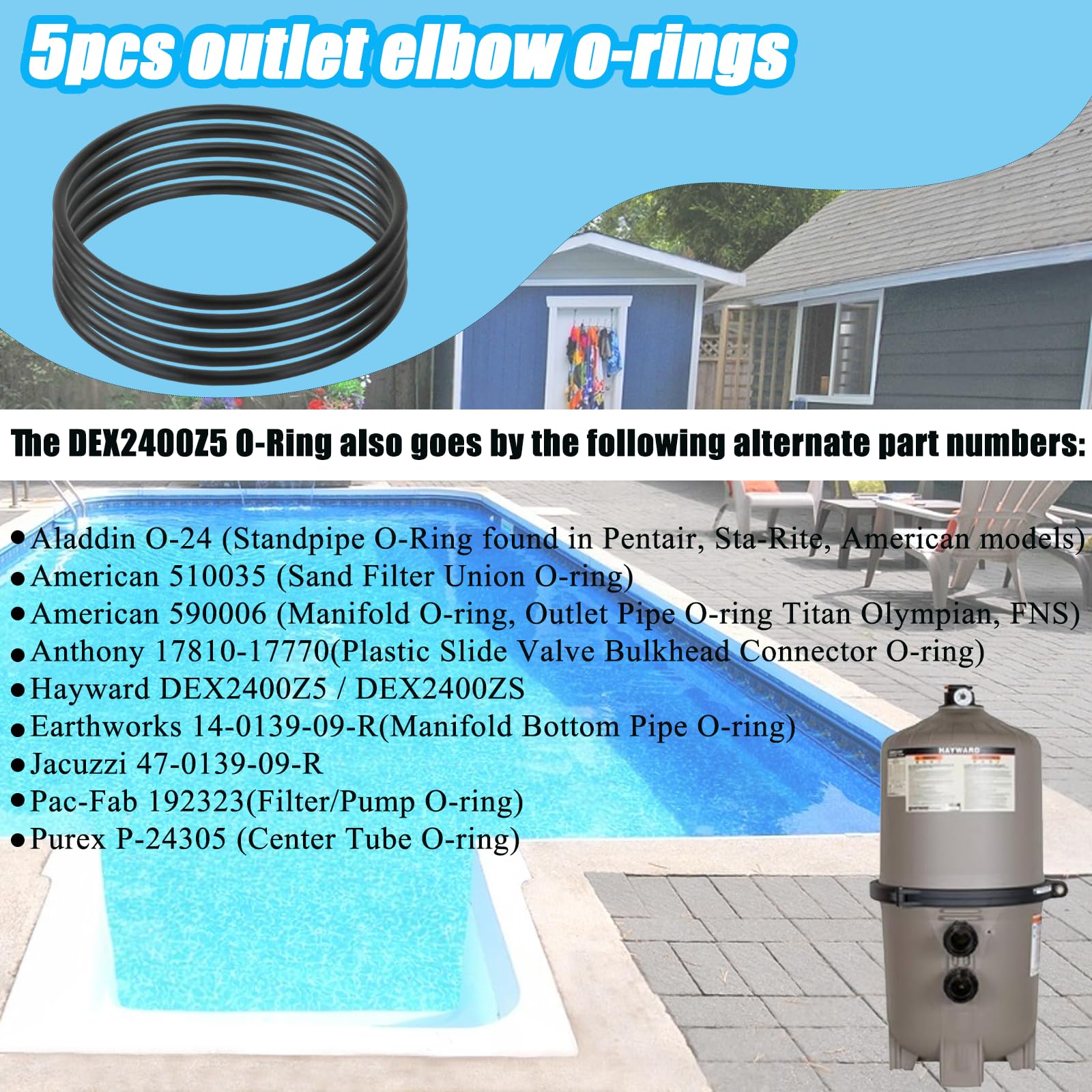 Durable rubber Muutoul O-ring material resists wear for long-lasting seals