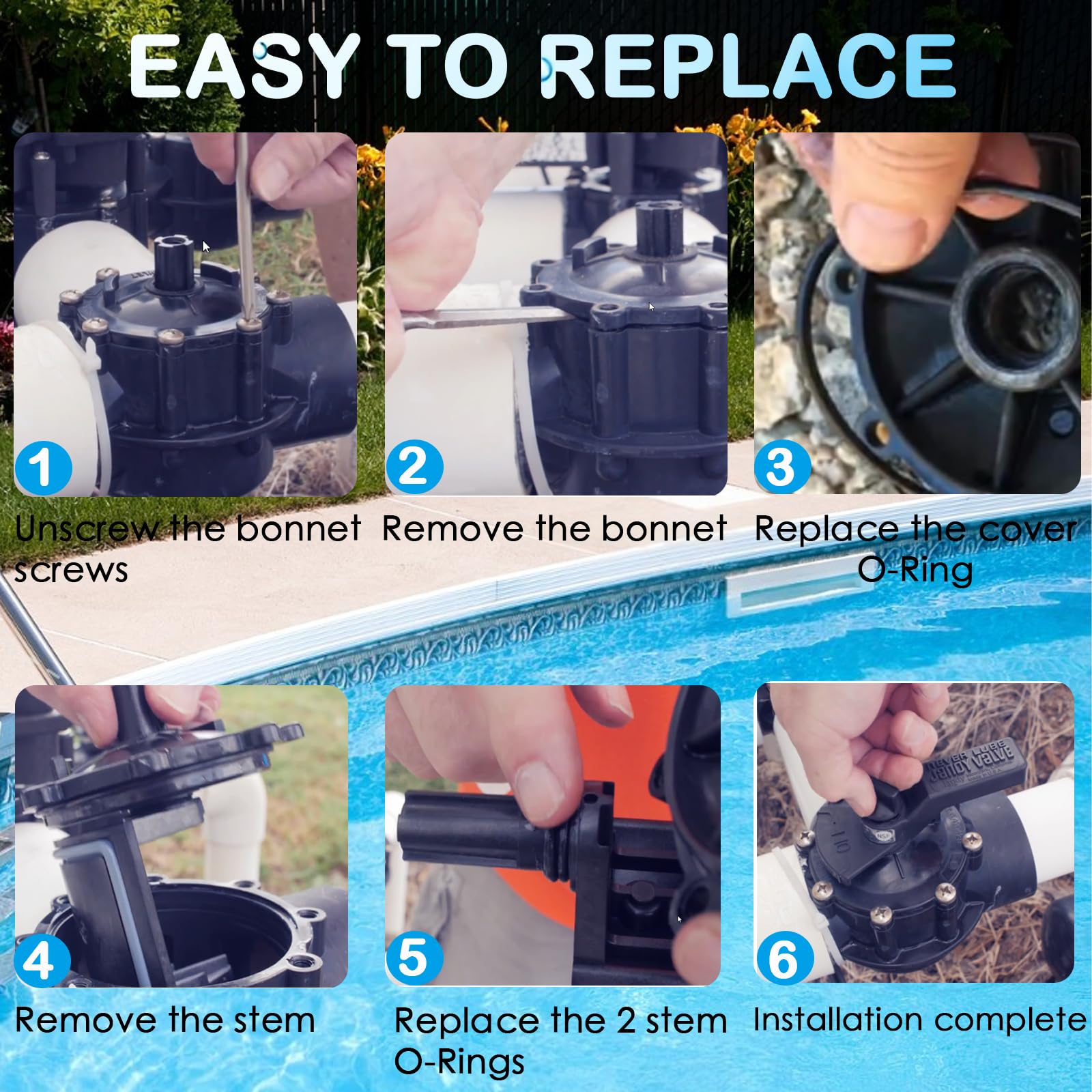 MuuTuoL valve repair kit saves time by avoiding disassembly.
