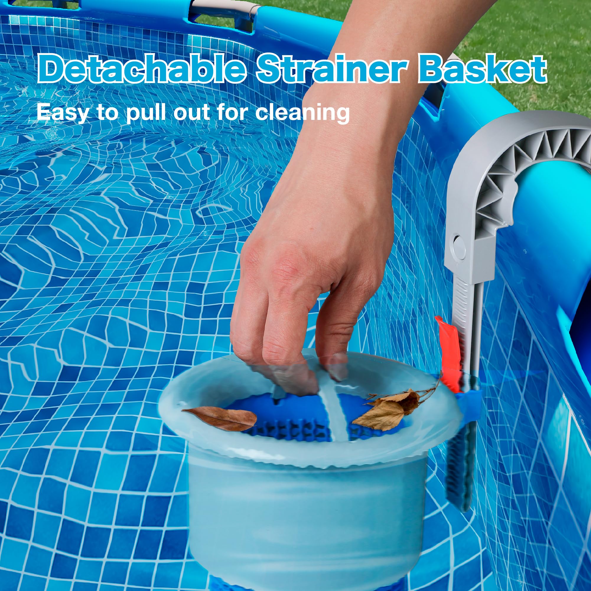 MUWOOB is compatible with Intex pools for easy retrofits.