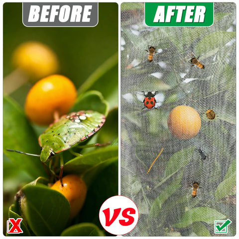 Muximud lightweight, sturdy garden netting for reusable season after season.