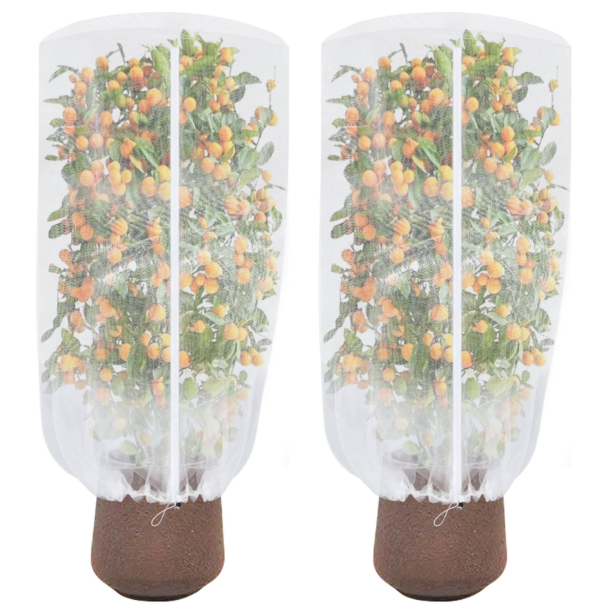 Muximud round-top garden netting protects plants from birds while staying breathable.
