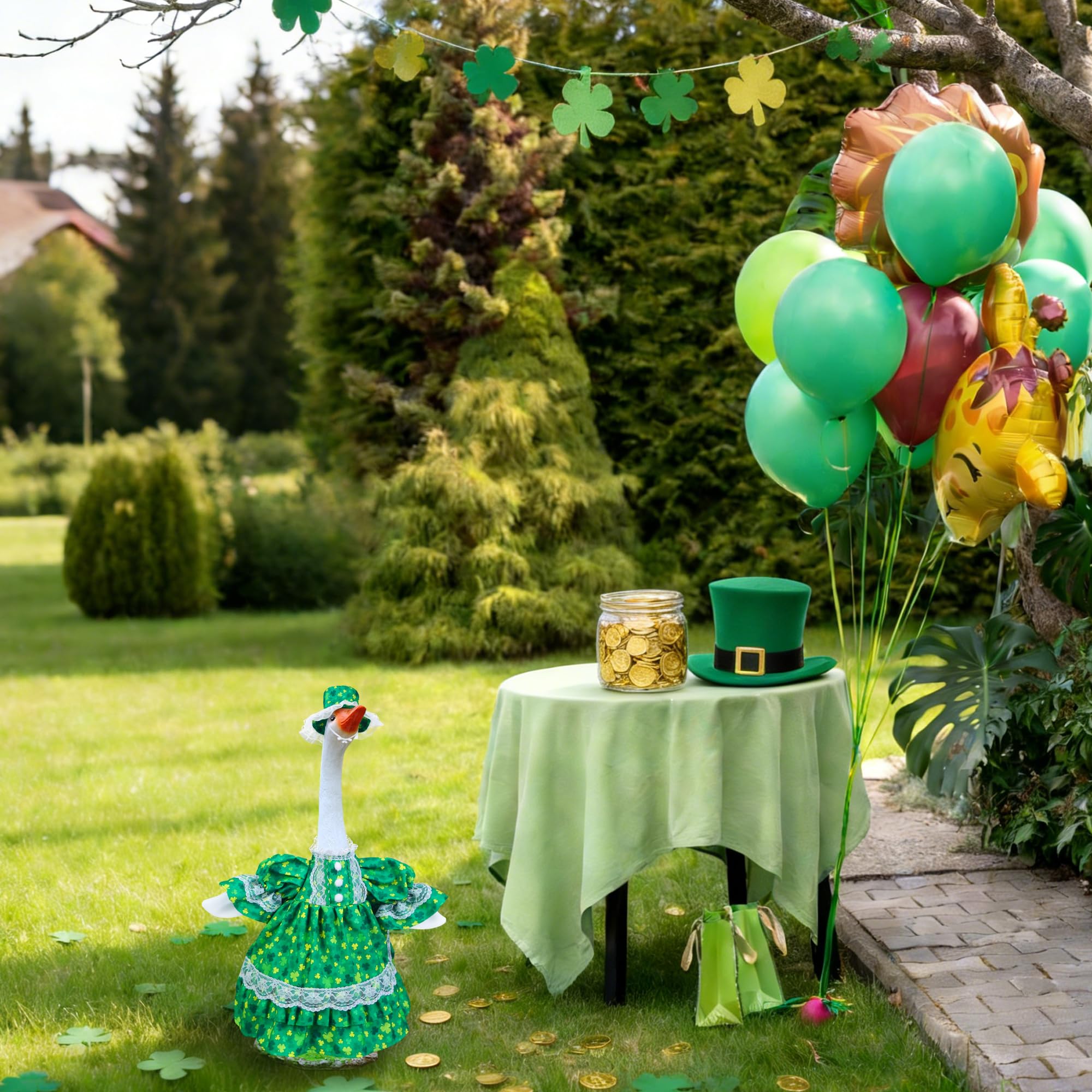 Versatile St Patrick's decor from Muximud for patios and garden parties