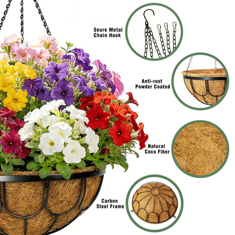 muyezhiyu spacious 14-inch bowl supports soil and plant growth