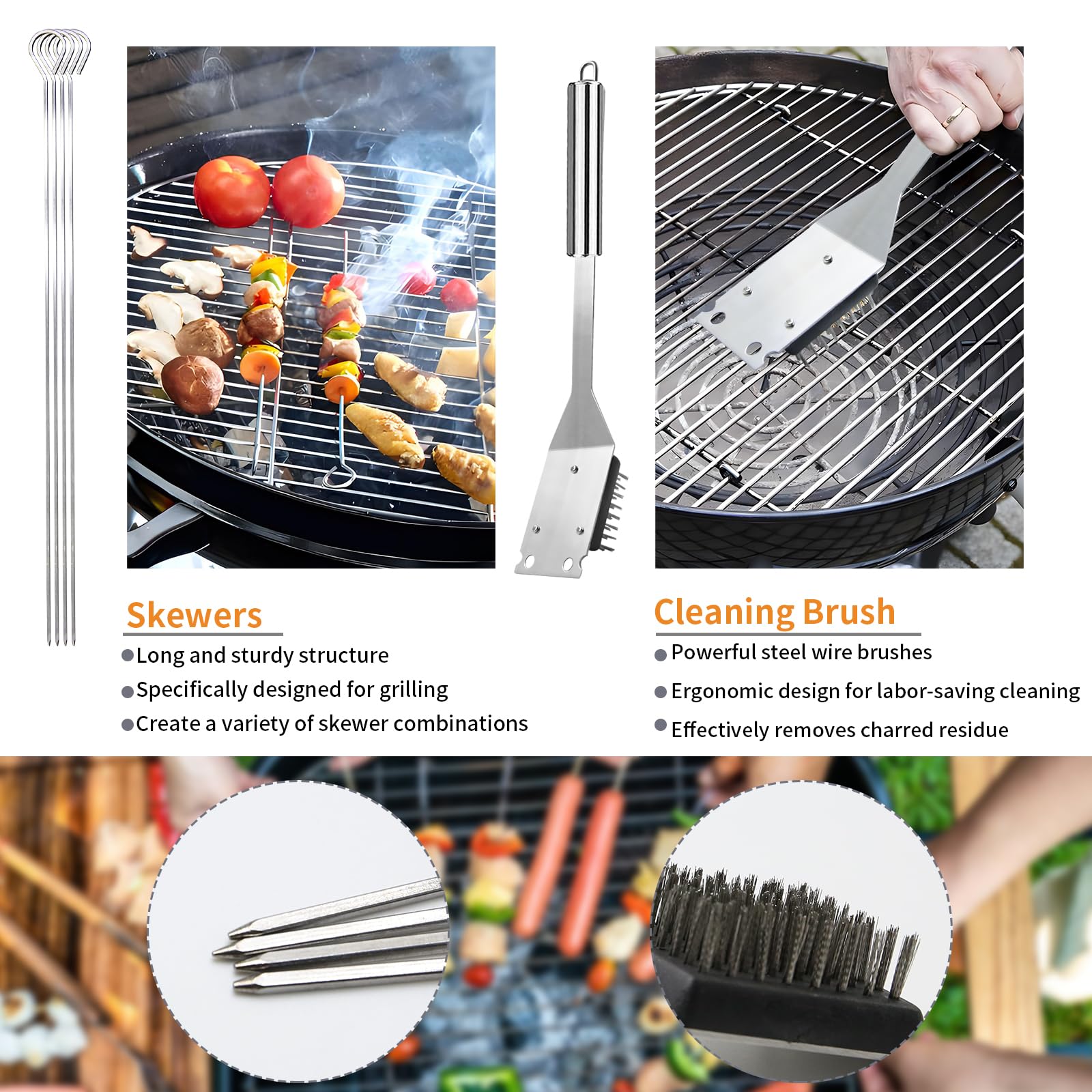 MUYFIO BBQ knife for clean cuts and precise carving