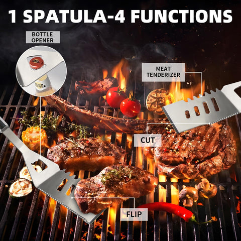 MUYFIO tongs close-up highlights sturdy grip and heat resistance.