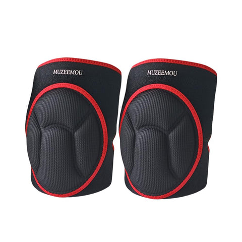 MUZEEMOU knee pads breathable fabric keeps you cool during long kneeling