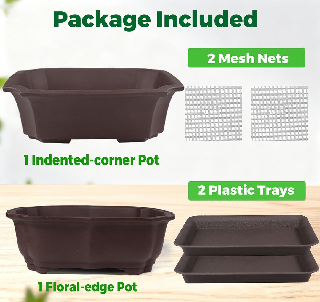 MUZHI planter with mesh drip tray demonstrates moisture management
