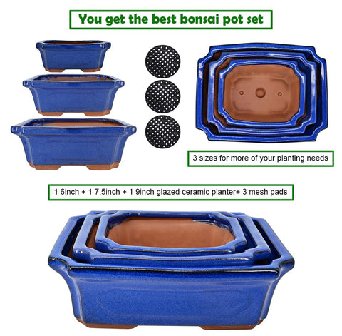 MUZHI bonsai mesh-screen set keeps soil securely in place.