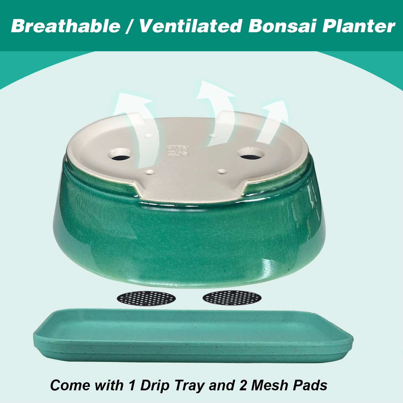 Raised 0.8-inch feet elevate MUZHI pot for better air circulation.