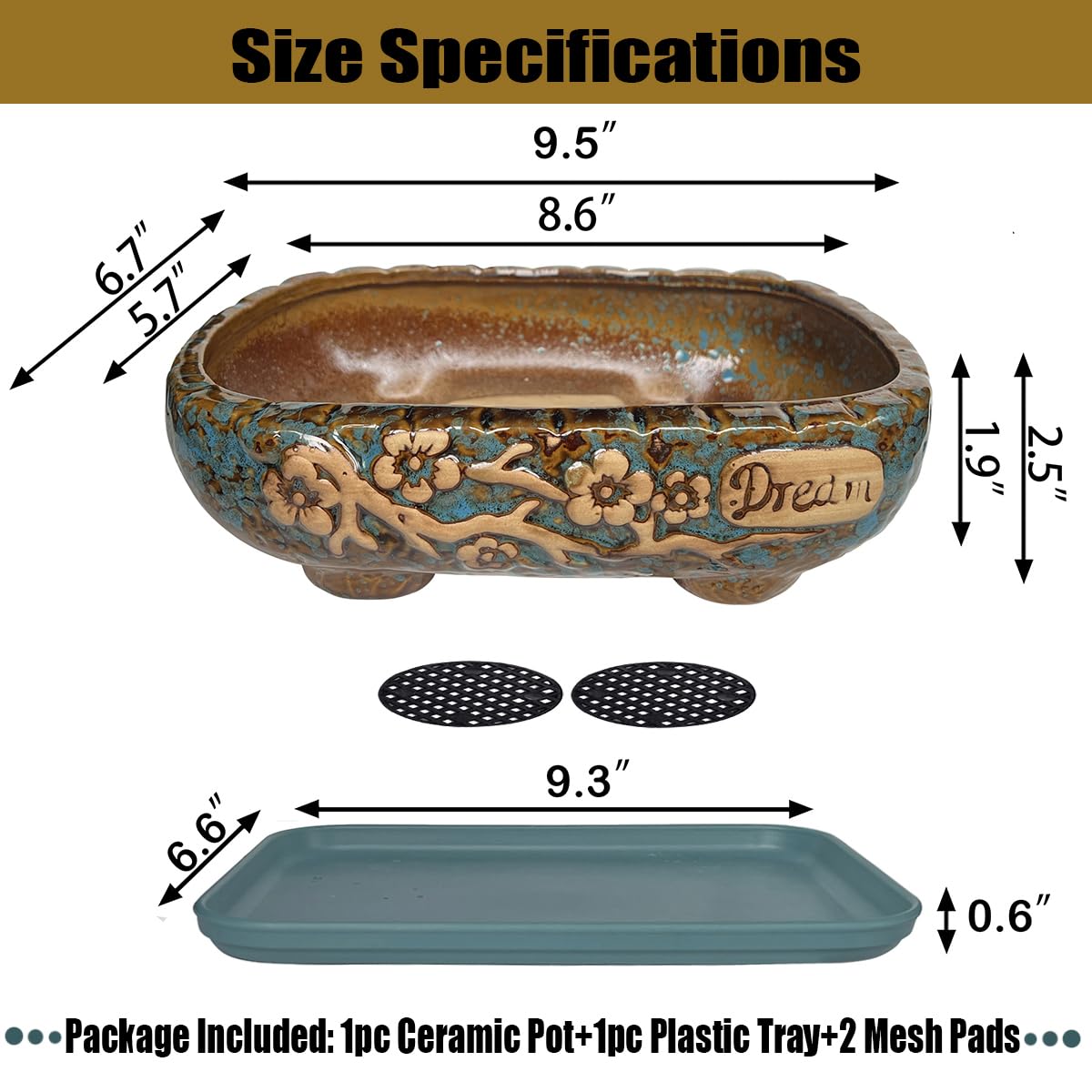 MUZHI glazed blue-brown finish enhances retro décor in any room