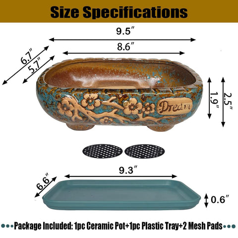 MUZHI glazed blue-brown finish enhances retro décor in any room