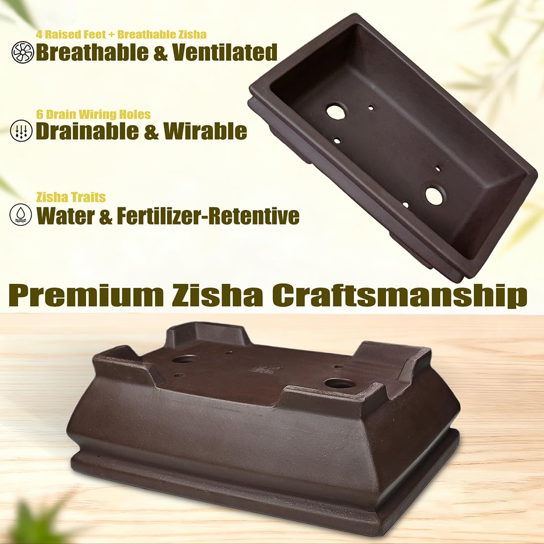 MUZHI unglazed ceramic texture closeup highlights natural material and rustic aesthetic.