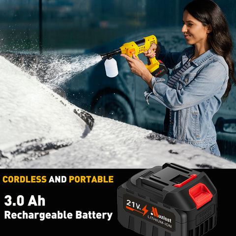 Muzisst 10-speed settings enabling adjustable cleaning intensity.