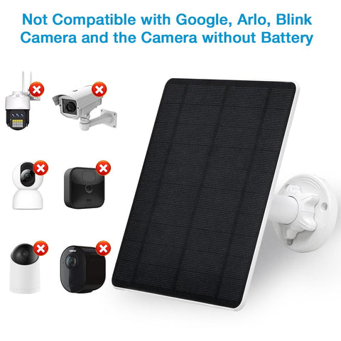 MUZUZZI solar panel includes a long 9.84 ft cable for easy placement
