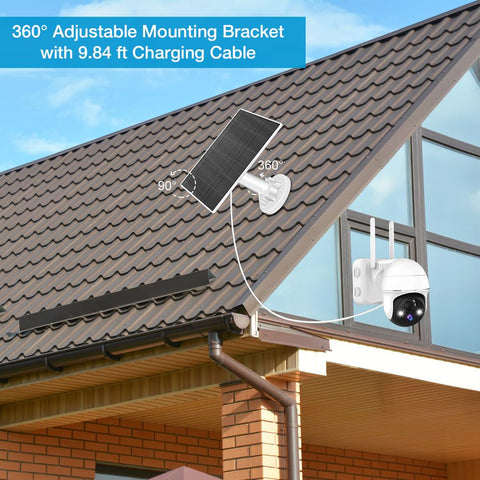 MUZUZZI panel compatible with Ring and other battery cameras