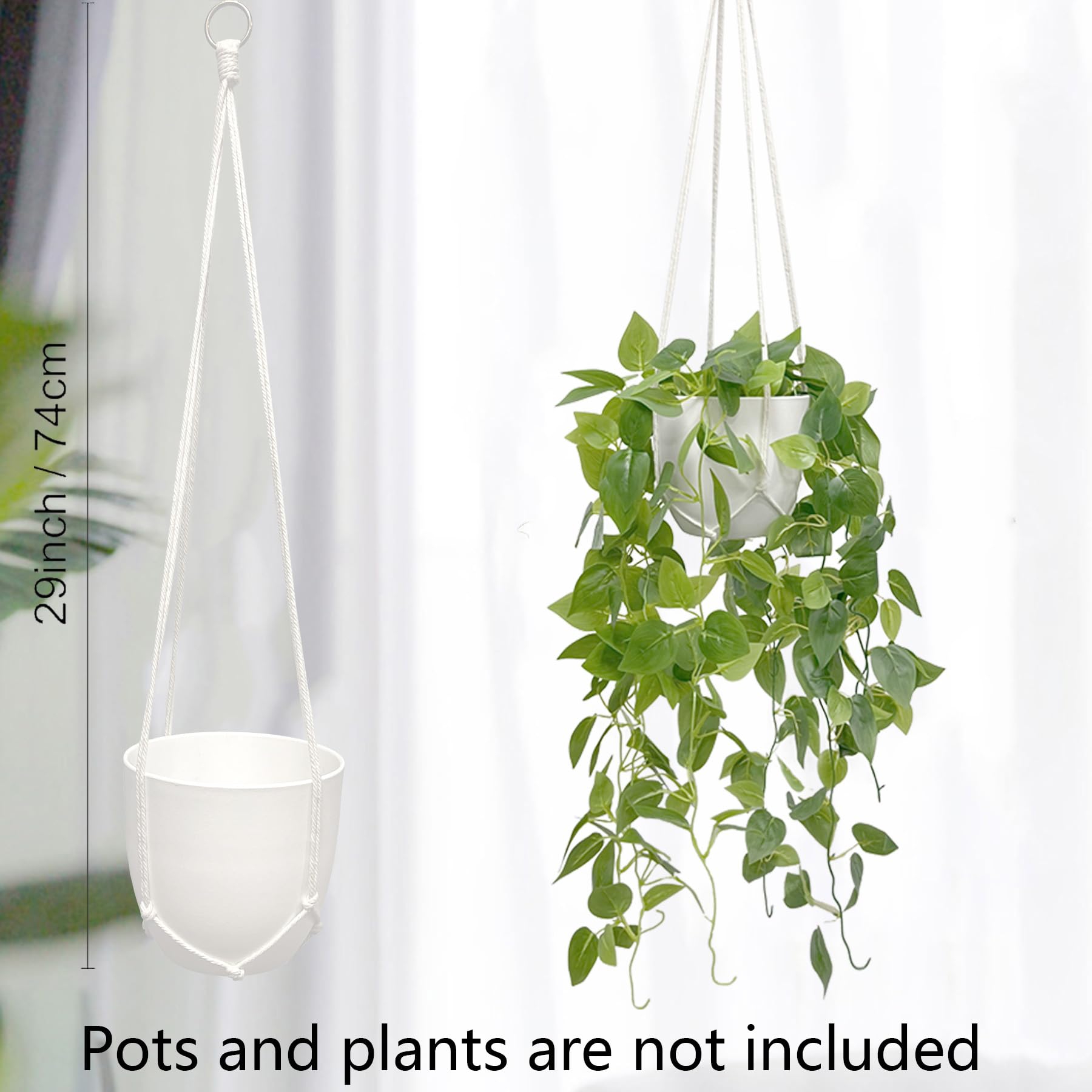 MVOVM ceiling hooks and expansion tubes ready for secure hanging