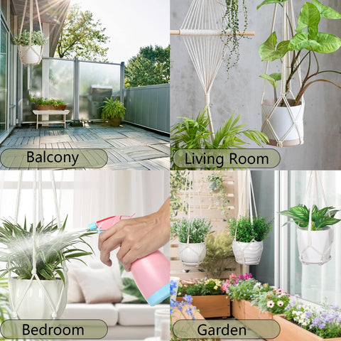 MVOVM plant hanger in use on a window sill for space saving