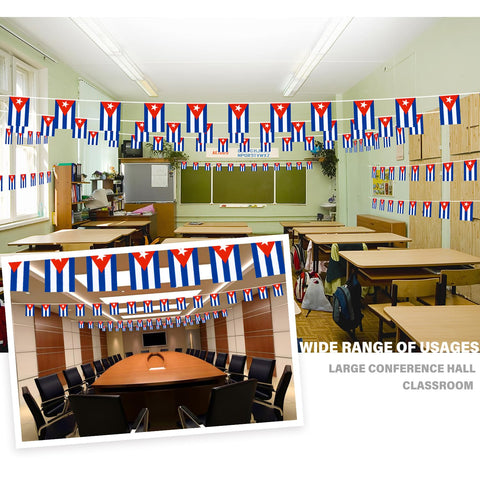 MVPRING 30 Cuban flags ready for shows, parties, and patriotic celebrations.
