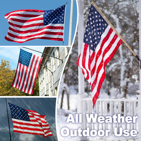 MVPRING American flag ideal for holidays and civic displays