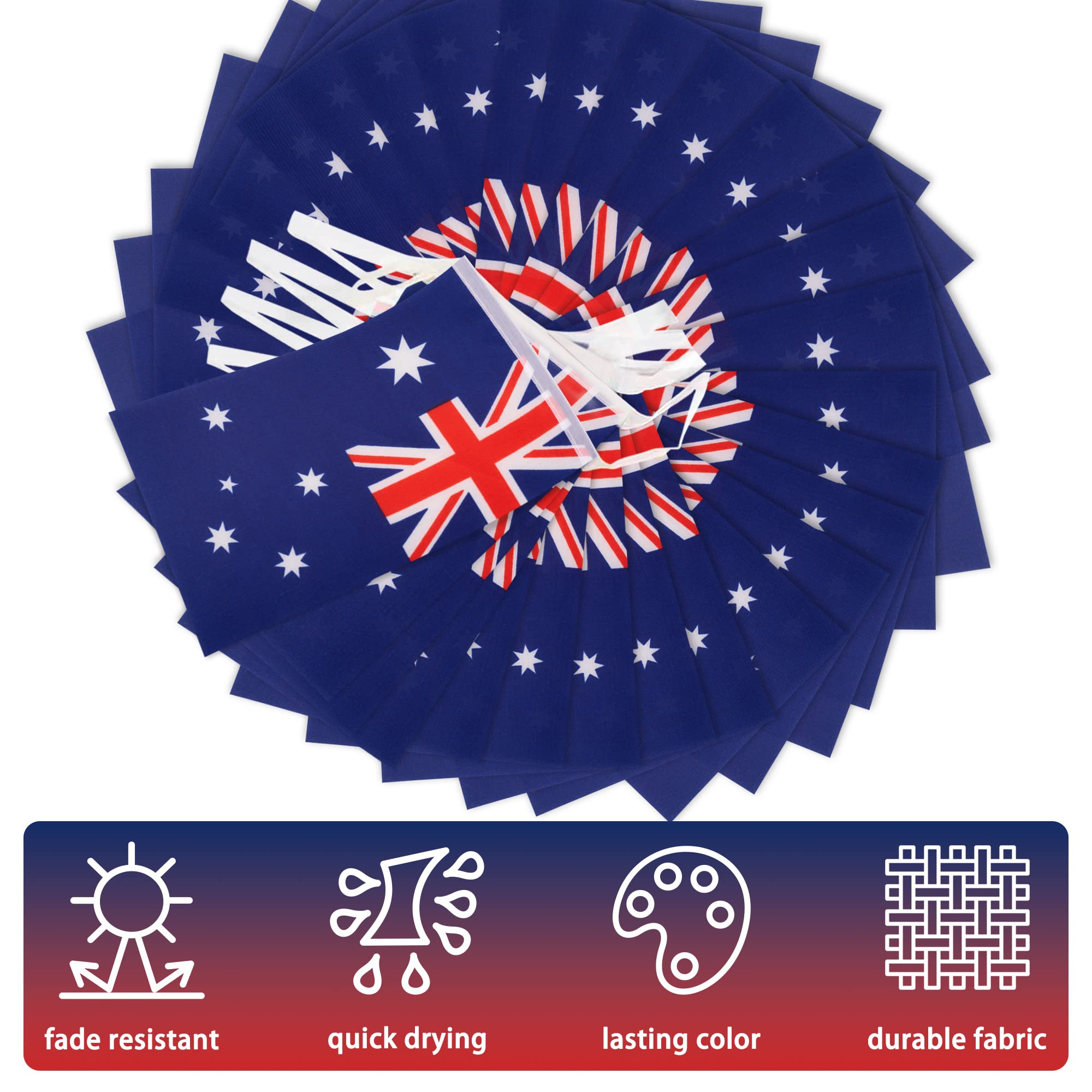Classroom or party setup featuring MVPRING Australia banner for festive ambiance.