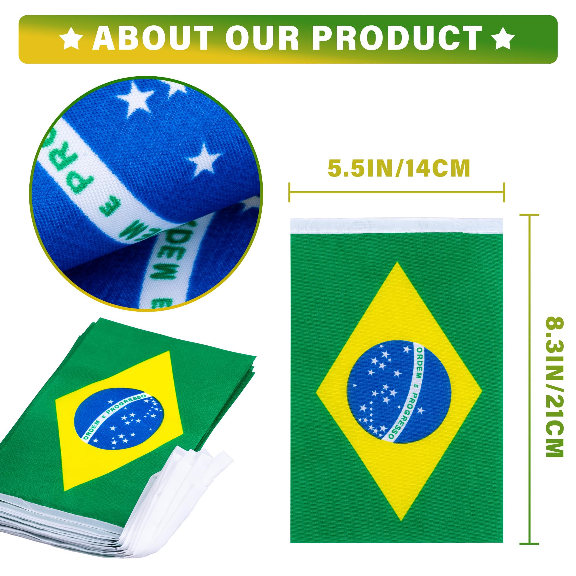 MVPRING Brazil pennant stitching highlights neat seams and premium appearance