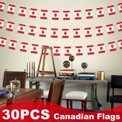 MVPRING Canada flag banner classroom decor supports patriotic learning spaces.