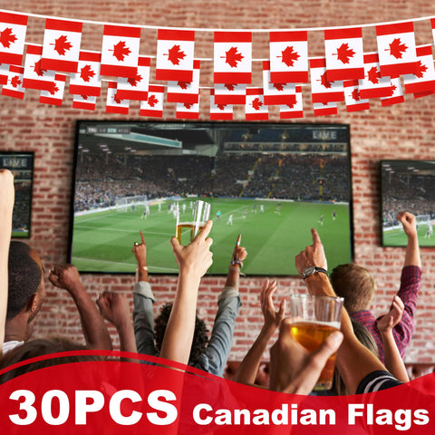 MVPRING Canada flag banner porch decor ideal for home celebrations.