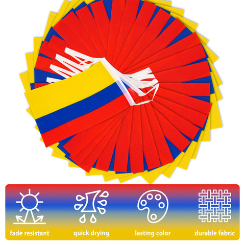 MVPRING Colombia banner decor in a classroom creates festive ambiance