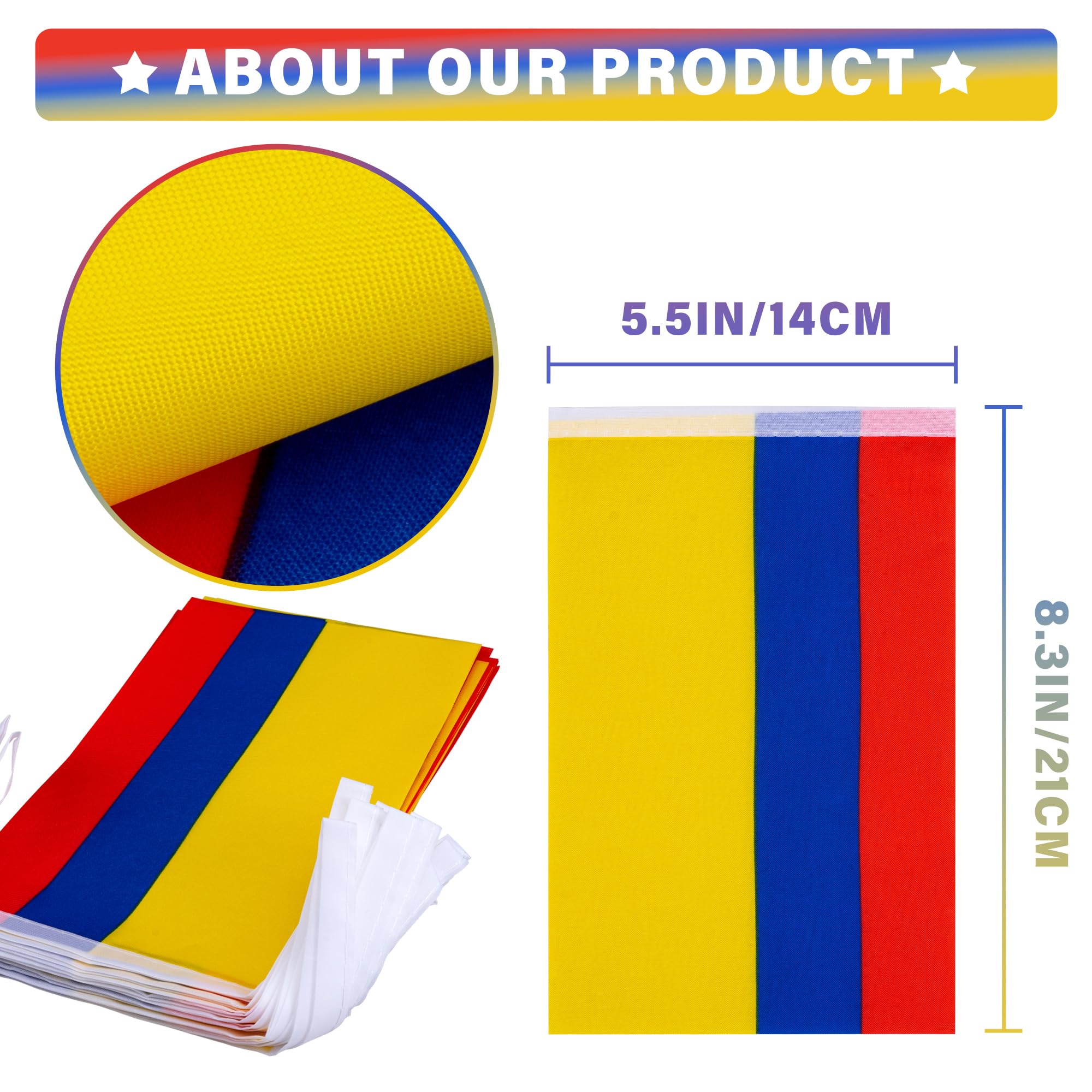 MVPRING flag banner stitch detail highlights durable craftsmanship
