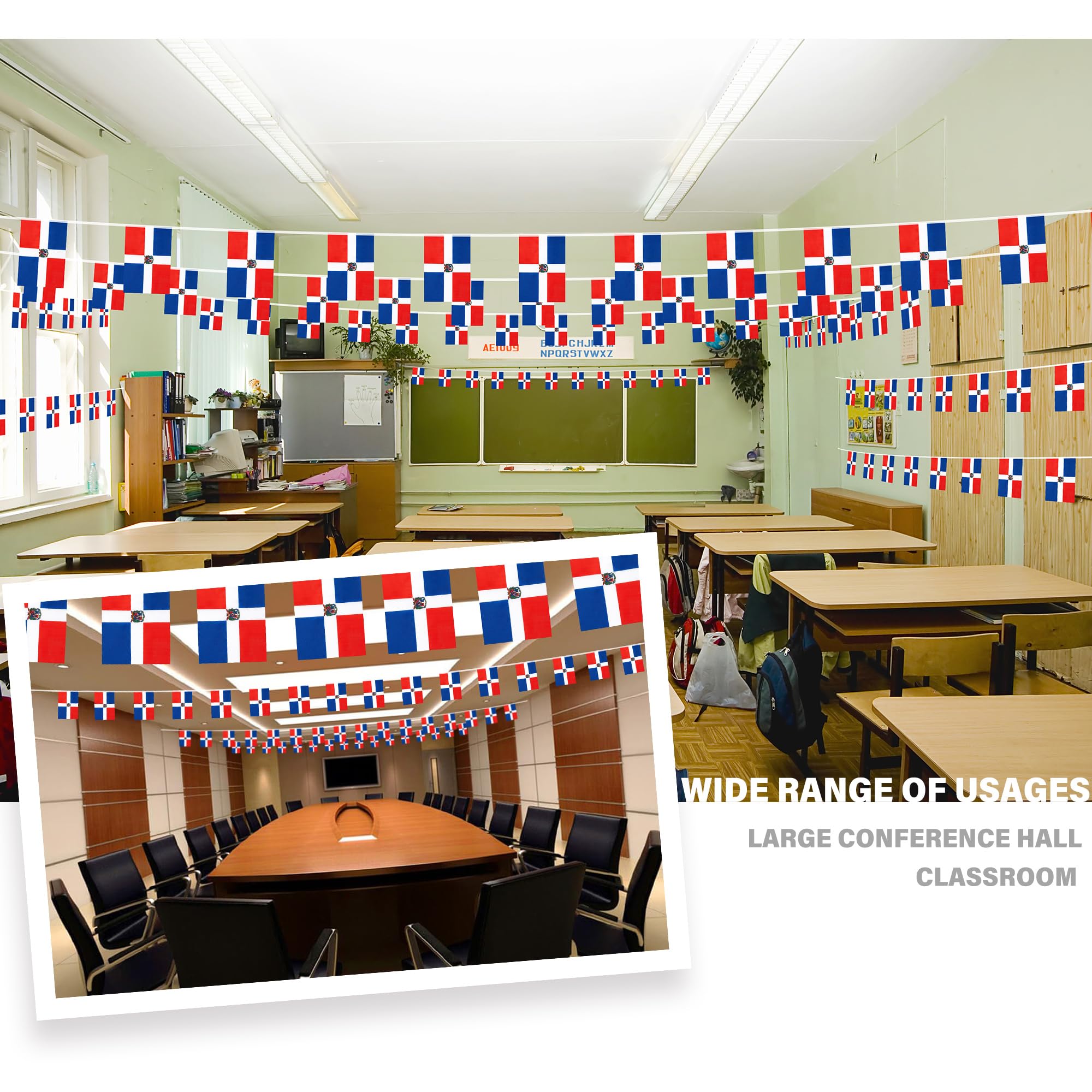 MVPRING durable polyester flags deliver full-color visibility for long-lasting decorations