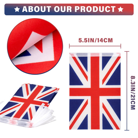 MVPRING flag bunting highlighting neat stitching for lasting decorative use.