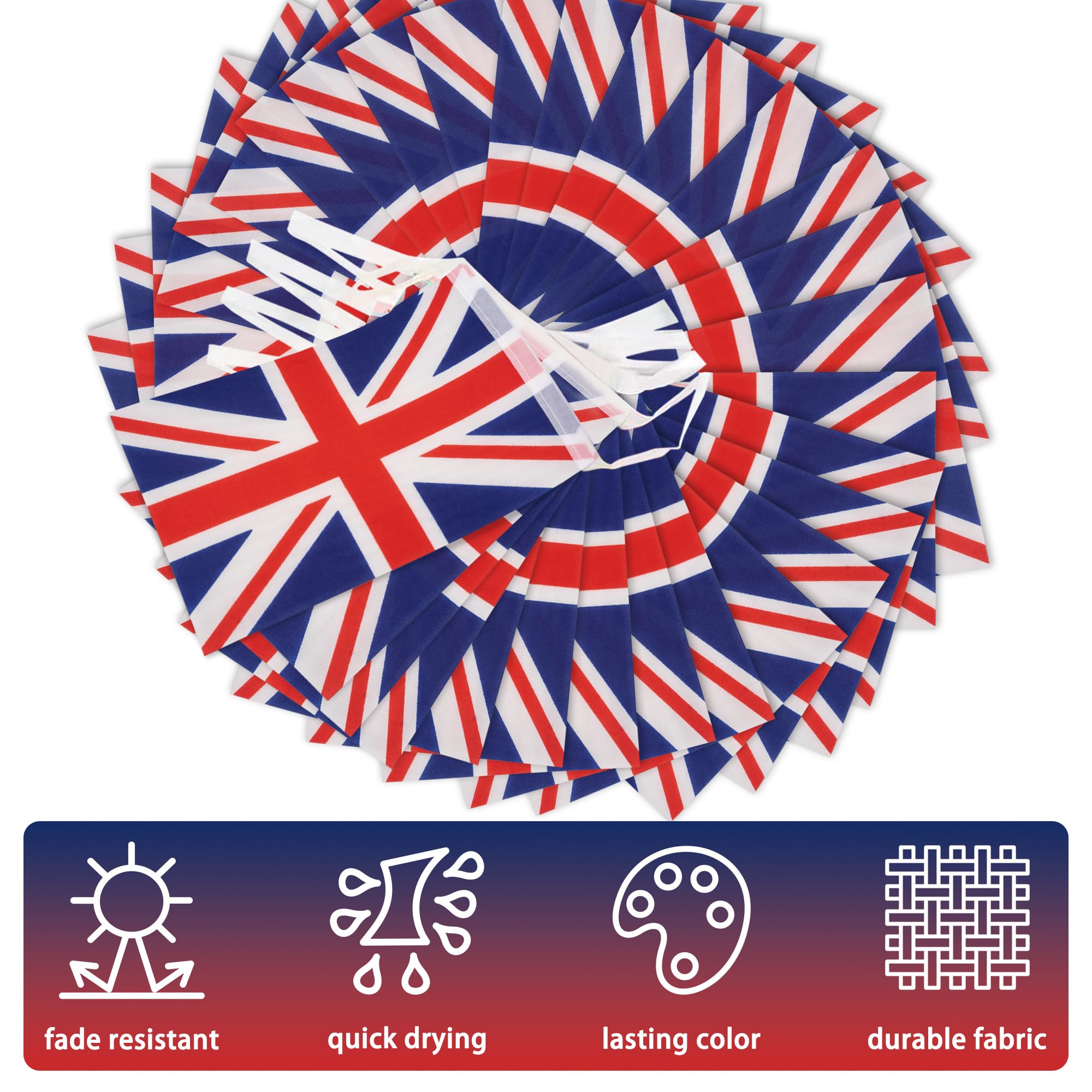 MVPRING flag banner suited for multiple occasions like classrooms, offices, and events.