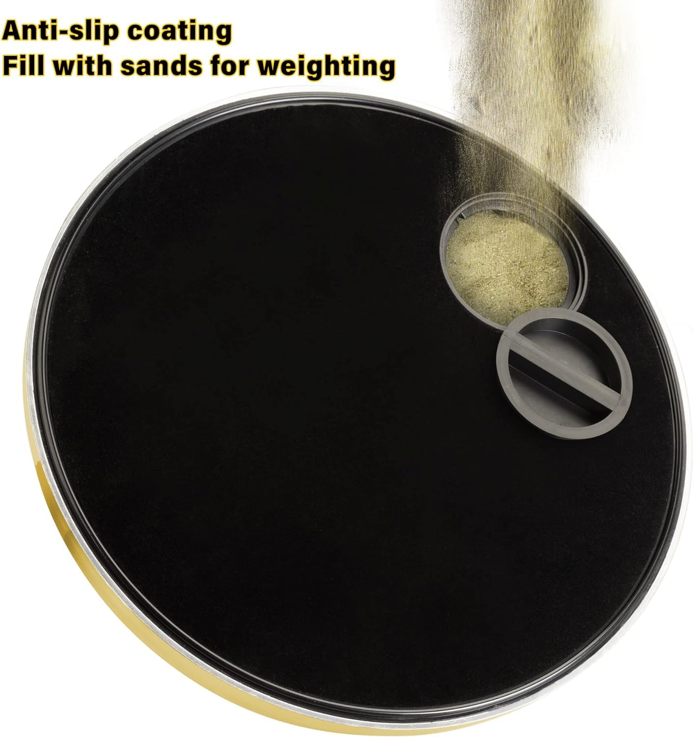 MVPRING gold interior base adds elegant support for indoor flag displays