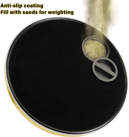 MVPRING gold interior base adds elegant support for indoor flag displays