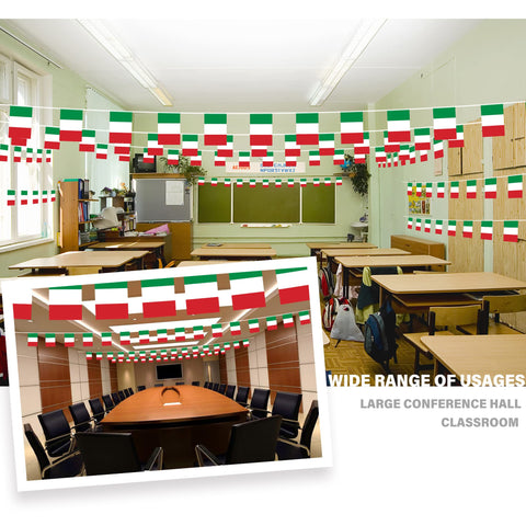 MVPRING Italian bunting flags brighten sports bars and parties with durable polyester design.