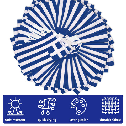 MVPRING Greece bunting decor brightens patios and porches with durable flags