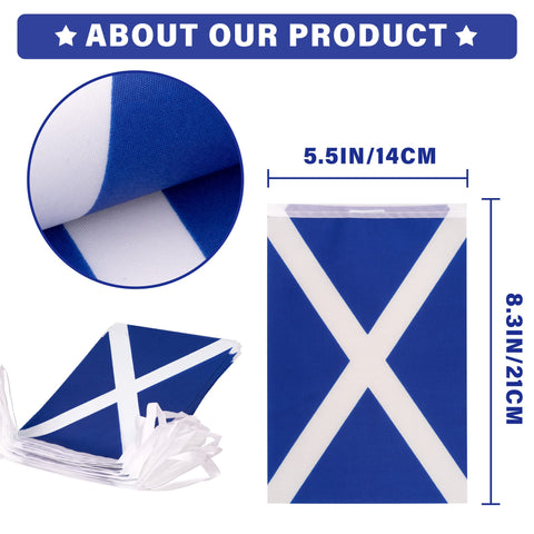 Close-up of MVPRING flags showing neat stitching and durable polyester.