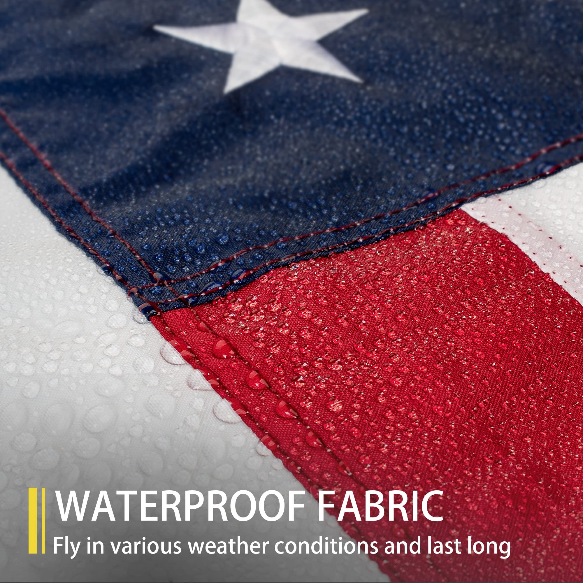 MVPRING sewn-stripes with reinforced stitching supports long-lasting outdoor use