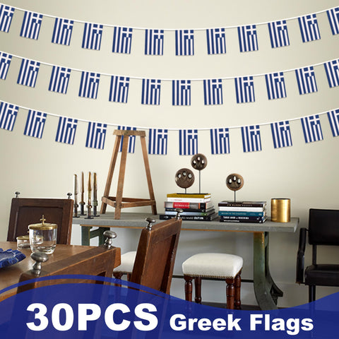 MVPRING patriotic Greece banner decor for events and sporting venues