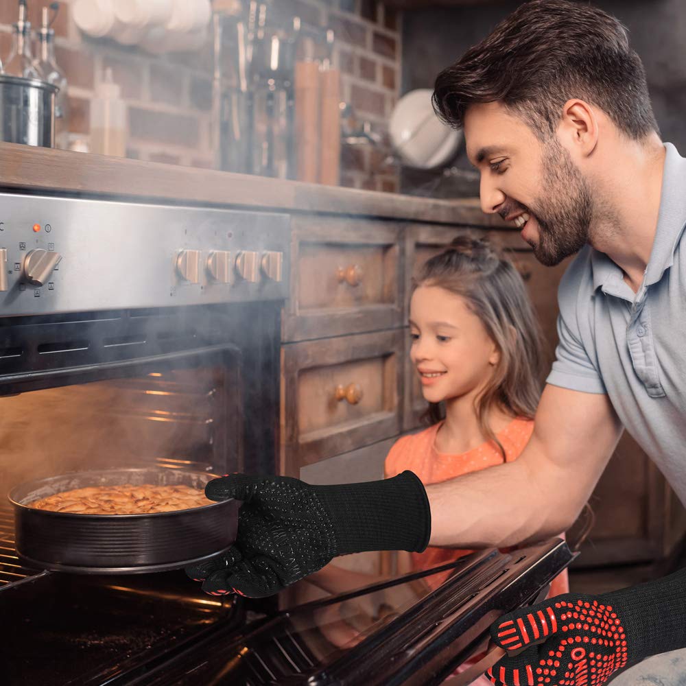 MVZAWINO BBQ gloves provide a universal left-right fit for most hands.