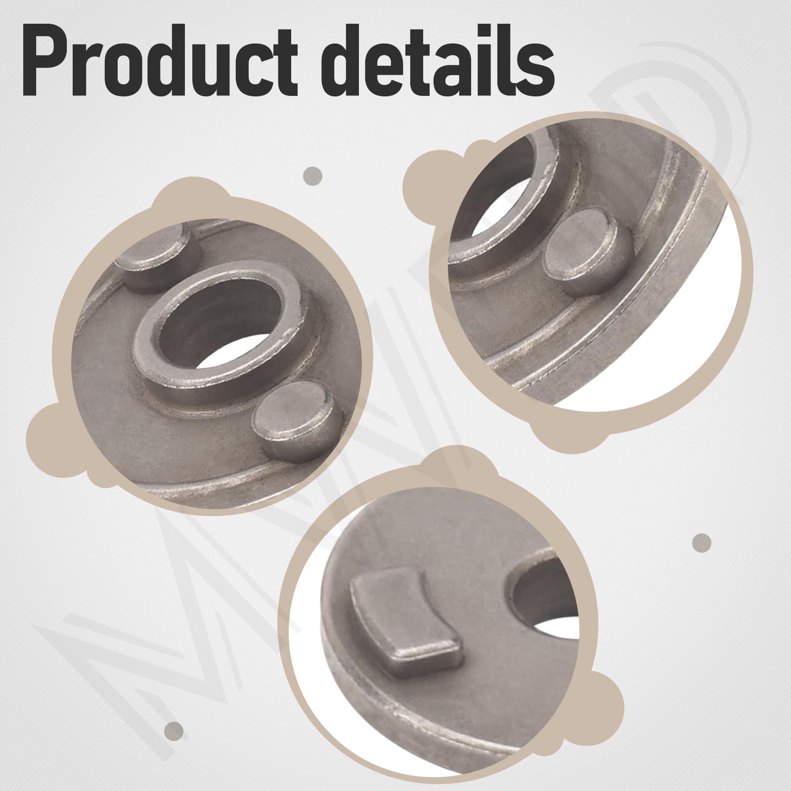 MWEDP blade adapter features durable metal construction for lasting lawn care.