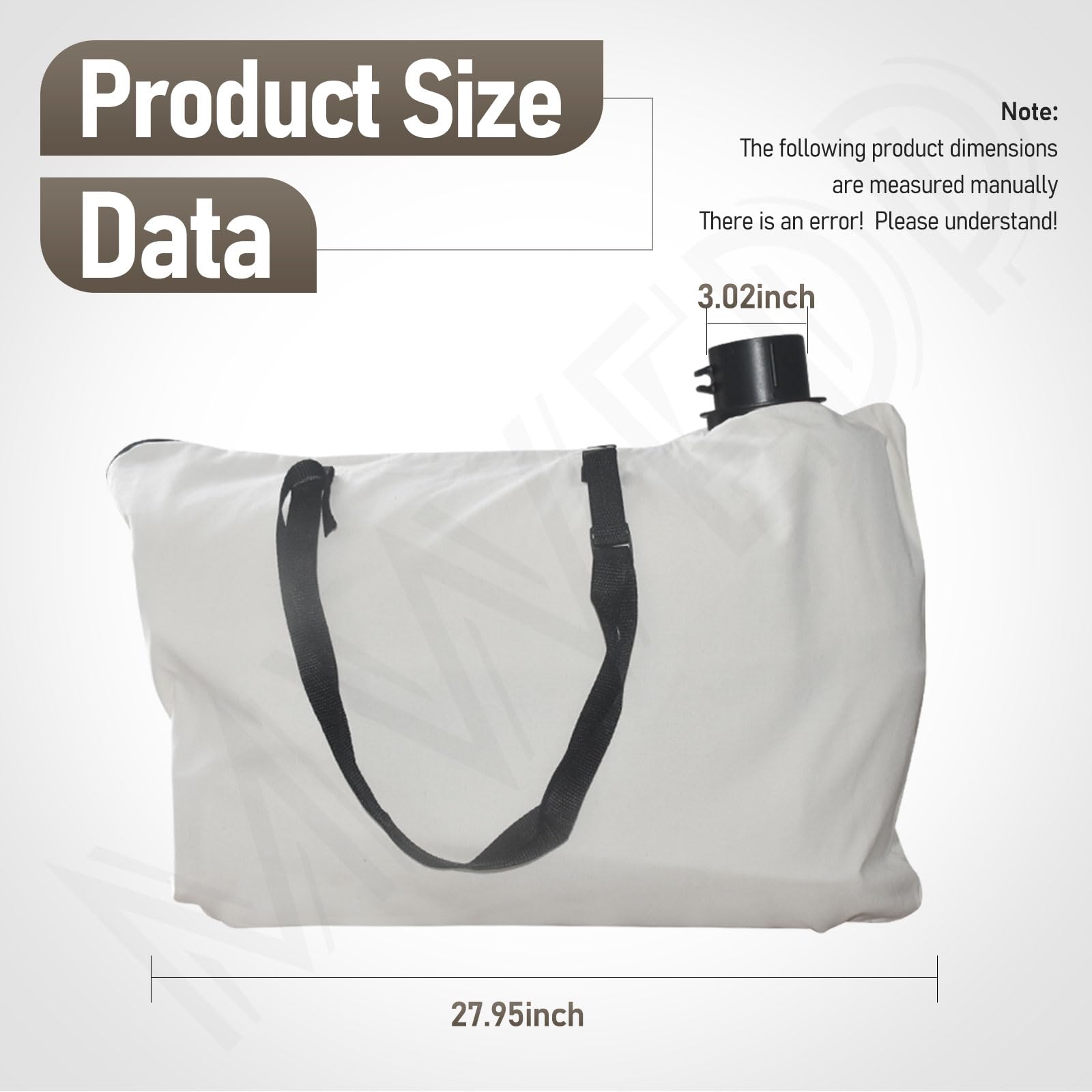 MWEDP 610004-01 heavy-duty bag resists wear and stores leaves